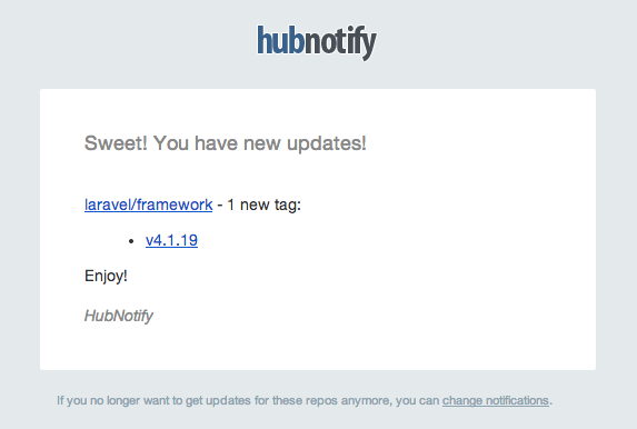 Example email